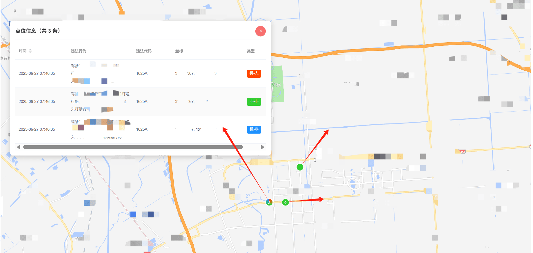 事故分析结果展示