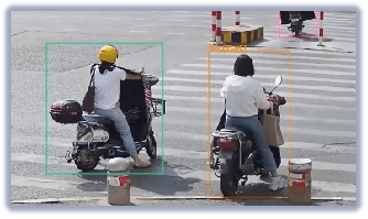 非机动车不戴安全帽